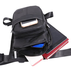 Men's Waterproof Nylon Bag Thigh Hip Bag Fanny Pack Fashion
