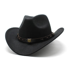 Men’s European & American Style Western Cowboy Hat – Modern Cross-Border Fashion