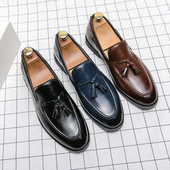 Men's Business Tassel Slip-On Shoes