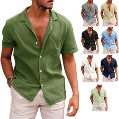 Men’s Casual Button Down Shirt – Short Sleeve