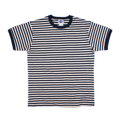 Round Neck Striped Men's Short-sleeved T-shirt