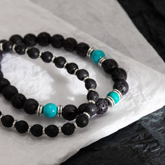 Men’s Fashion Frosted Bead Bracelet