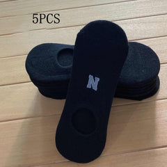 Men's Anti-Friction Absorbent Toe Socks Spring Invisible Socks