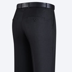 Men's Suit Pants High Waist Loose Business Formal Wear