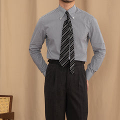 Commuter's All-matching Cotton Business Casual Long Sleeve Shirt