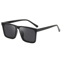 Polarized Square Sunglasses With Flat Tear Film For Men