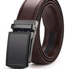 Adjustable Holeless Leather Belt