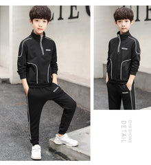 Boys Spring Clothes Suit Spring And Autumn Sports Western Style