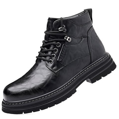 Men's Casual Fashion British Style High-Top Boots