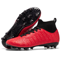 Men’s High-Top Football Training Shoes – Sock-Style Cleats for Soccer & Outdoor Sports