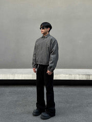 American Retro Old Money Style Coat For Men