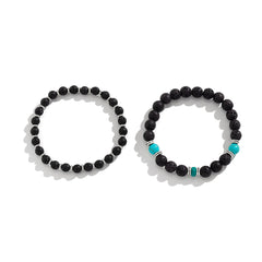 Men’s Fashion Frosted Bead Bracelet