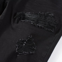 Jeans Men's High Street Fashion Brand Street Ripped Jeans