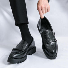 Elegant Men's Formal Leather Loafers Shoes