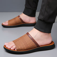 Men's Simplicity Fashionable All-match Breathable Slippers