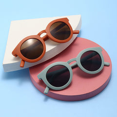 Parent-Child Retro Danish Frosted UV400 Children's Trendy Glasses Sunglasses