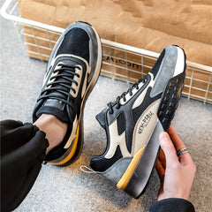 Men’s Fleece Cotton Shoes – Warm Sports Casual Winter Sneakers