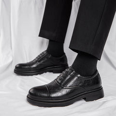 Men's Cowhide Formal Shoes For Office Wear