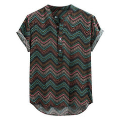 Men's Youth Fashion Slim-fitting Cool Short Sleeve