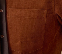 Cotton Corduroy Long-sleeved Shirt American Japanese Style