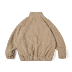 New Thickened Faux Cashmere Coat For Men