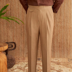 Italian Style Business Wrinkle Resistant Casual Pants For Men