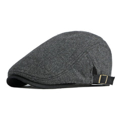 Men’s Retro Cotton Beret Hat – Casual Literary Style Cap
