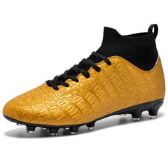Men’s High-Top Football Training Shoes – Sock-Style Cleats for Soccer & Outdoor Sports