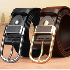 Men's Business Casual Retro Pin Buckle Belt