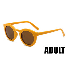 Parent-Child Retro Danish Frosted UV400 Children's Trendy Glasses Sunglasses