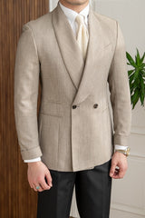 Double-Breasted Tuxedo Suit For Men