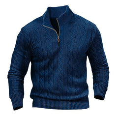 Men's Long-sleeved Zipper Sweater