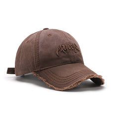 3D Letter Embroidery Soft Top Men’s Baseball Cap – Stylish & Comfortable