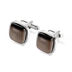 Men's High-End Opal Cufflinks Business Shirt French Cufflinks Ornament
