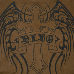 Cross Printed Long-sleeved T-shirt For Men