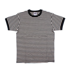 Round Neck Striped Men's Short-sleeved T-shirt