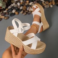 New Platform Platform Suede Women's Platform Wedge Platform Sandals