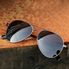 Men's Fashion Large Frame Aviator Polarized Sunglasses