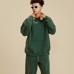 Men’s Velvet Padded Hoodie – Winter Warm