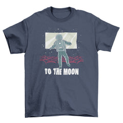 To The Moon Short-sleeved T-shirt For Men