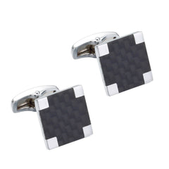 Premium French Constellation Black Cross Cufflinks
