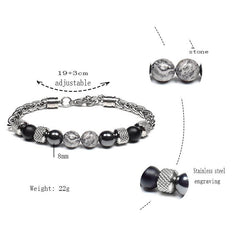 Men’s New Design Stainless Steel Bracelet – Modern Masculine Fashion Jewelry