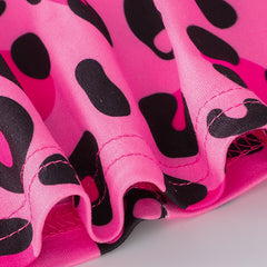 3pcs Toddler Girl Halloween Dress-Skull & Ghost Print Long Sleeve A-Line