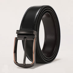 Men's Alloy Business Double Sided Pin Buckle Belt