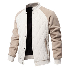 American Leisure Coat Fashion Stitching Raglan Sleeve Coat For Men