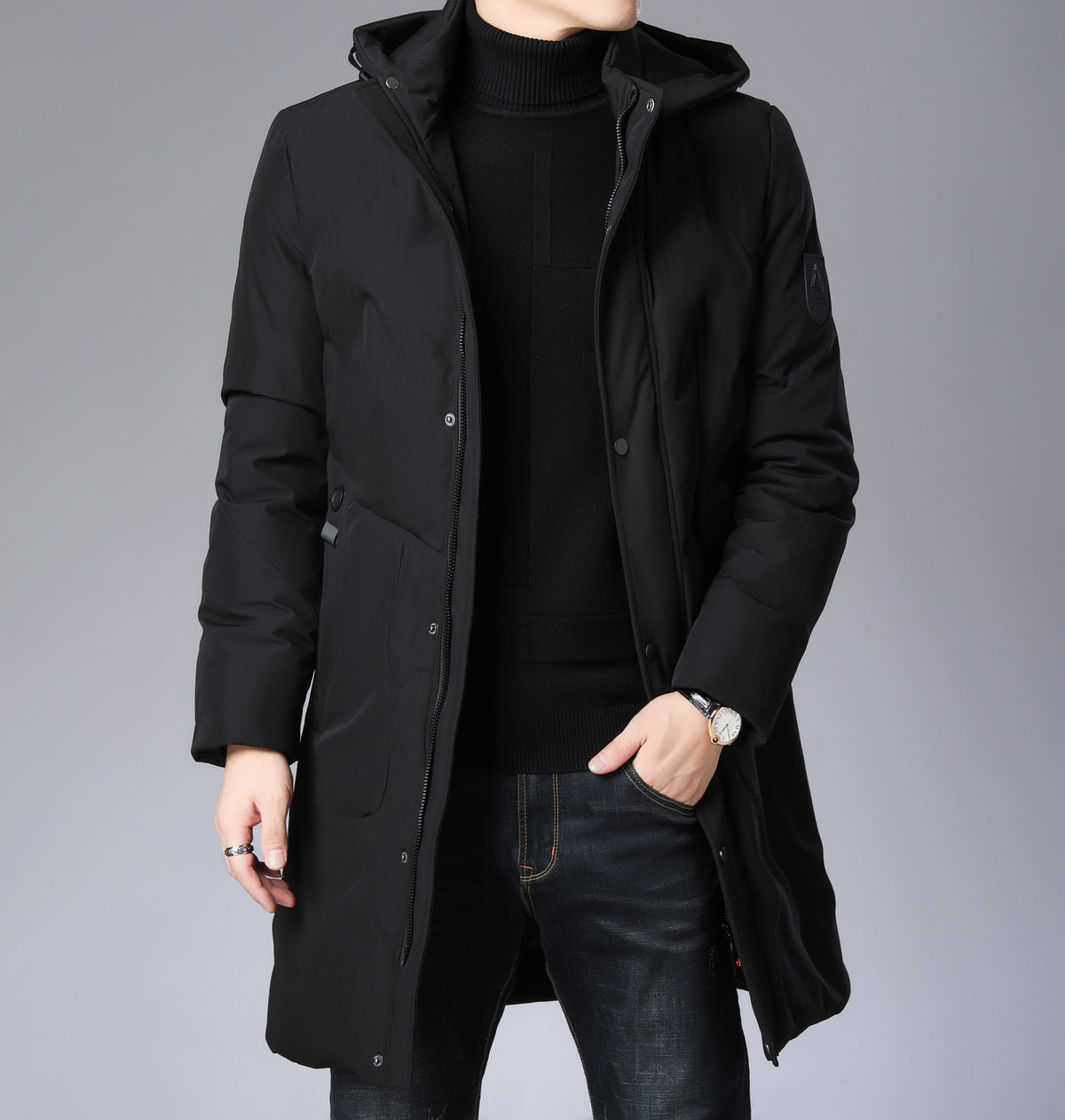 Hooded Coat Baggy Coat For Men