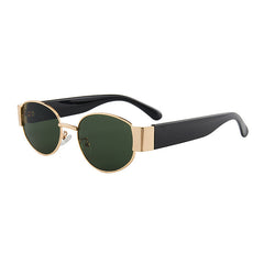 Trendy Luxury Small Frame Round Sunglasses For Men