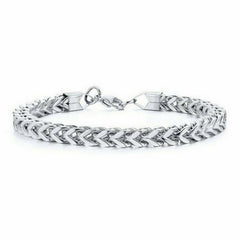 Men’s Stylish Stainless Steel Chain Bracelet – Modern Charm Jewelry