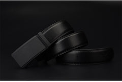 Automatic Business Buckle Two-layer Cowhide Belt Men