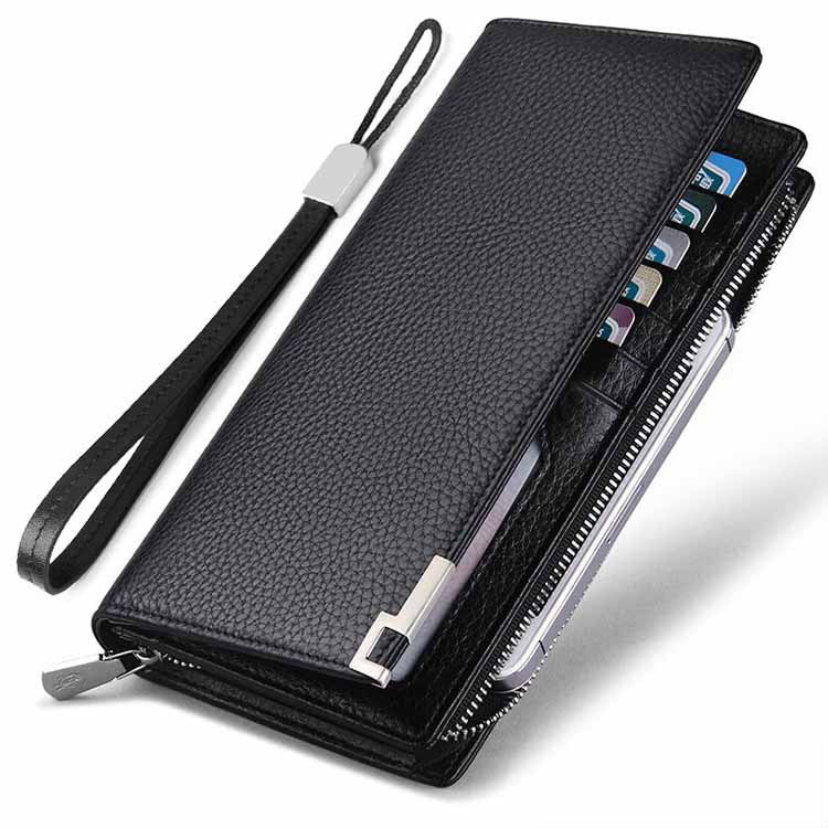 Multi-Pocket Multi Card Holder Leather Wallet Purse For Men